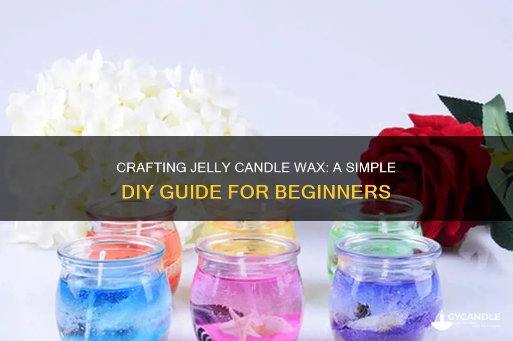 how to make jelly candle wax