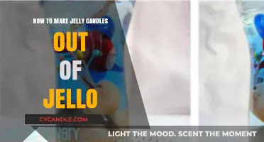 Creative DIY: Crafting Vibrant Jelly Candles Using Jello at Home