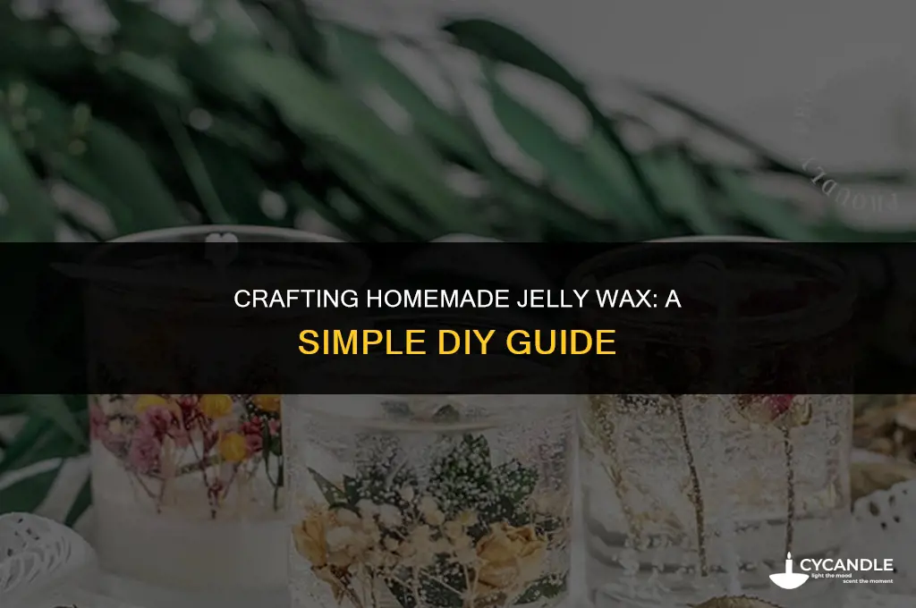 how to make jelly wax at home