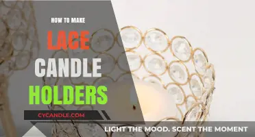 Elegant DIY Lace Candle Holders: Crafting Soft, Romantic Glow