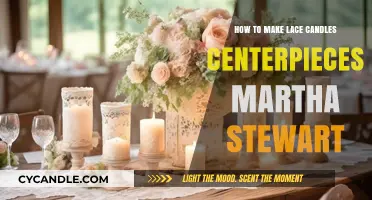 Elegant DIY Lace Candles: Martha Stewart-Inspired Centerpiece Ideas
