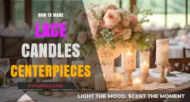 Elegant DIY Lace Candles: Crafting Stunning Centerpieces for Any Occasion