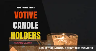 Crafting Delicate Lace Votive Candle Holders: A Step-by-Step Guide