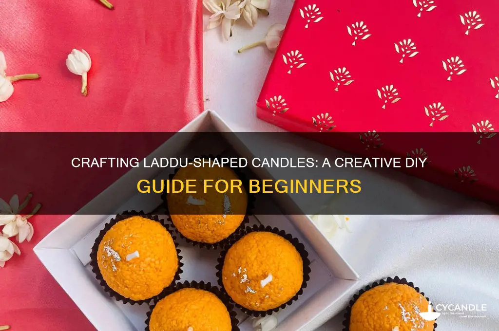 how to make laddu candle