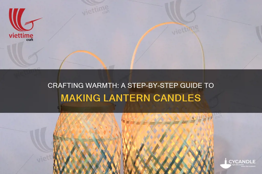 how to make lantern candle