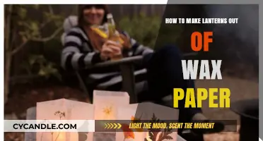 Crafting Wax Paper Lanterns: A Simple DIY Guide