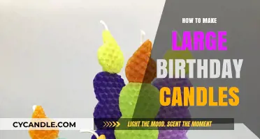 Crafting Giant Birthday Candles: A Step-by-Step DIY Guide