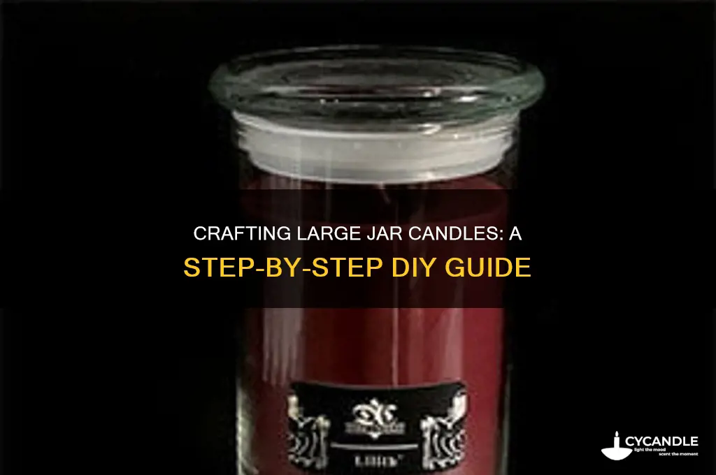 how to make large jar candles