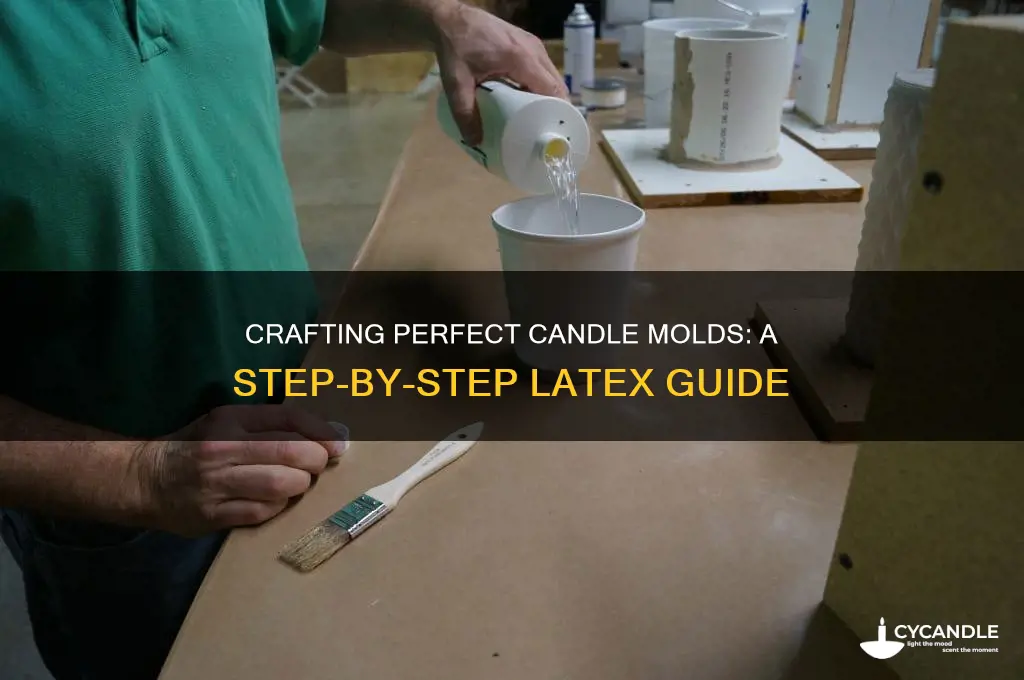 how to make latex molds for candles