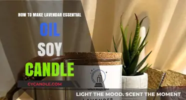 Crafting Soothing Lavender Essential Oil Soy Candles: A Step-by-Step Guide