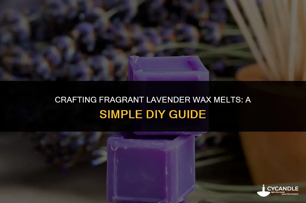 how to make lavender wax melts
