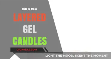 Crafting Layered Gel Candles: A Step-by-Step DIY Guide