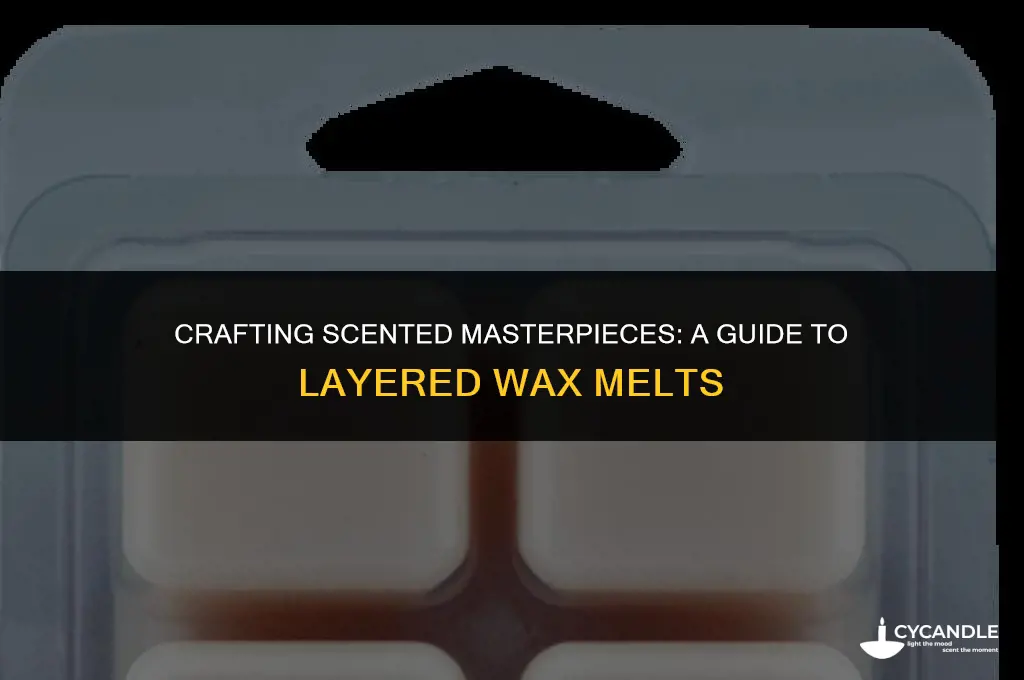 how to make layered wax melts