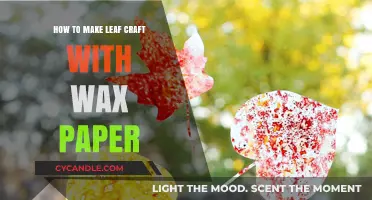 Crafting with Nature: Easy Leaf Art Using Wax Paper