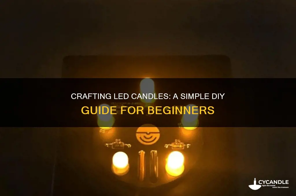 how to make led candle
