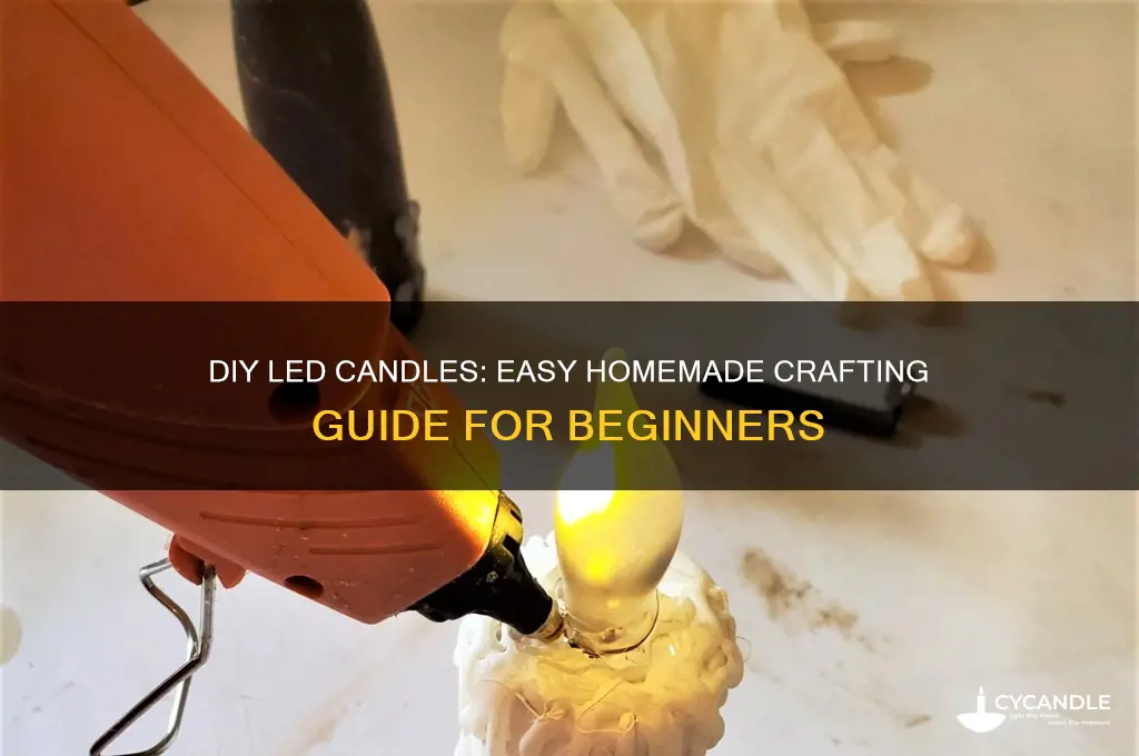 how to make led candles at home