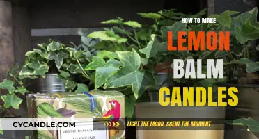 Crafting Soothing Lemon Balm Candles: A Step-by-Step DIY Guide