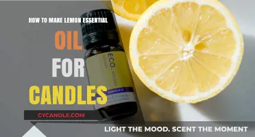 Crafting Lemon Essential Oil for Aromatic Candle Making at Home