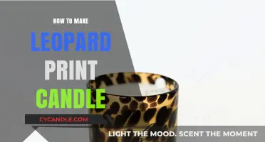 DIY Leopard Print Candle: Crafting Wildly Beautiful Home Decor