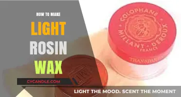 Crafting Clarity: A Beginner's Guide to Making Light Rosin Wax