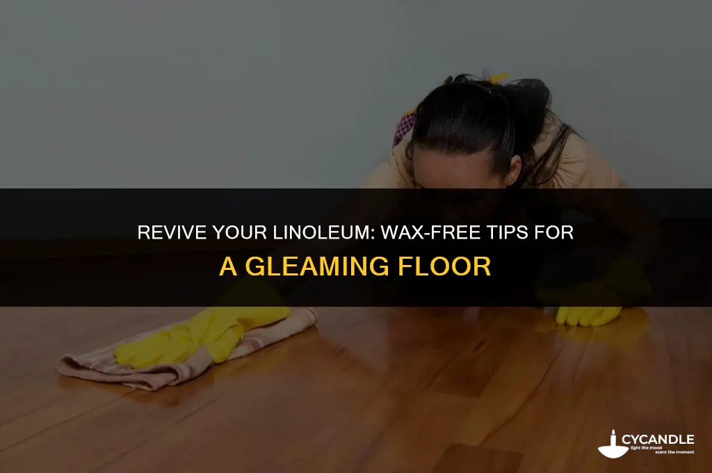 how to make linoleum shine without wax