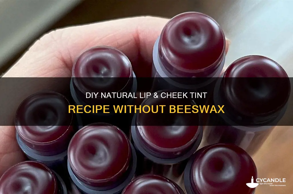 how to make lip amd chesk tint no beeswax