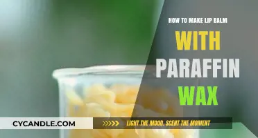 Easy DIY Lip Balm Recipe Using Paraffin Wax for Smooth Lips