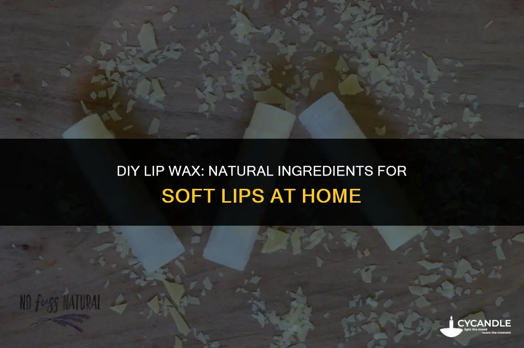 how to make lip wax at home