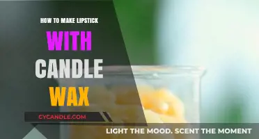 DIY Lipstick: Crafting Creamy Color with Candle Wax at Home