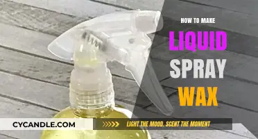 Crafting Homemade Liquid Spray Wax: A Simple Guide