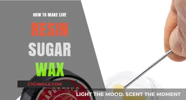 Crafting Live Resin Sugar Wax: A Step-by-Step Guide