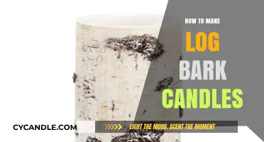 Crafting Rustic Log Bark Candles: A Step-by-Step DIY Guide