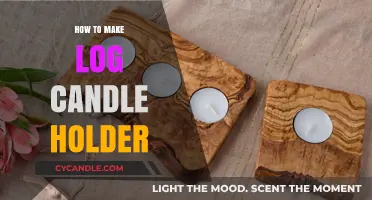 Crafting Rustic Log Candle Holders: A Step-by-Step DIY Guide