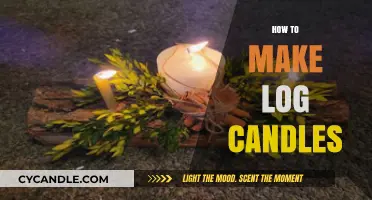 Crafting Rustic Log Candles: A Step-by-Step DIY Guide