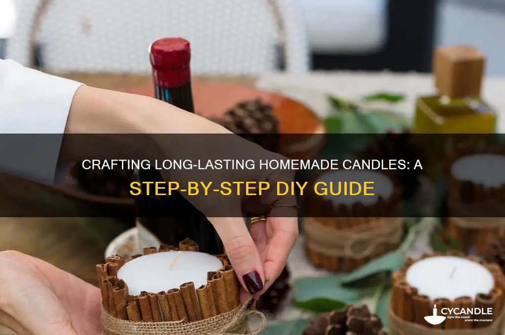 how to make long candles at home