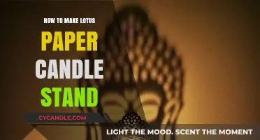 Crafting a Lotus Paper Candle Stand: DIY Guide for Elegant Decor