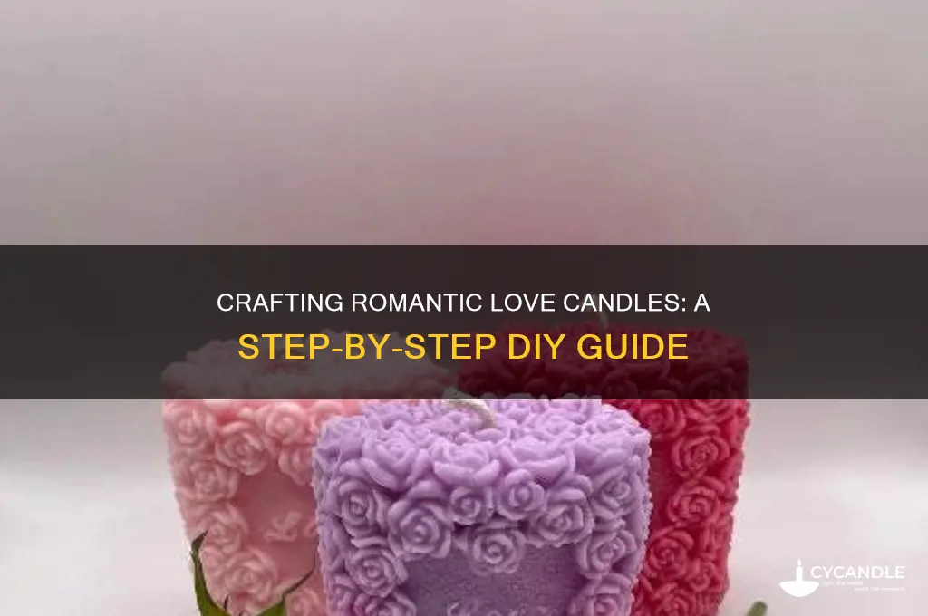 how to make love candles