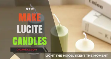 Crafting Elegant Lucite Candles: A Step-by-Step DIY Guide