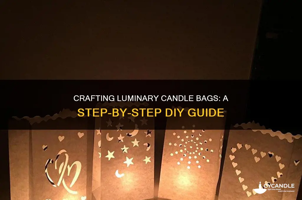 how to make luminary candle bags