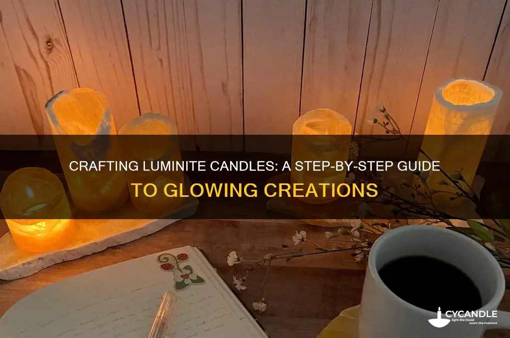 how to make luminite candles