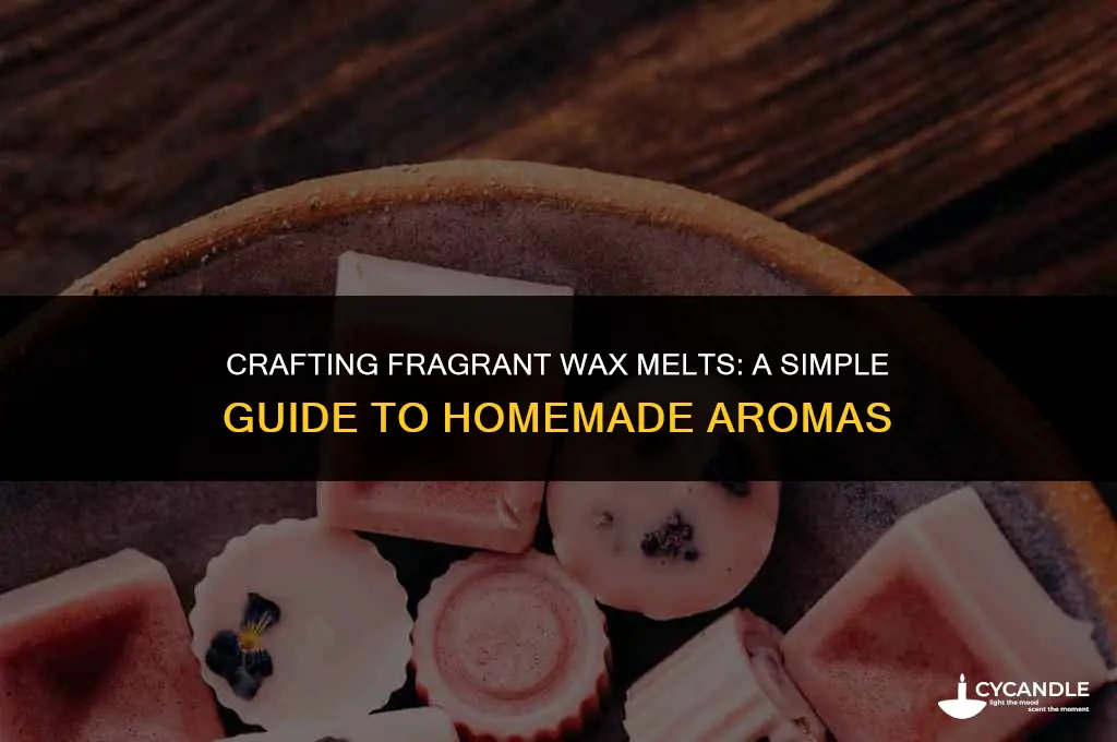 how to make lush scented wax melts