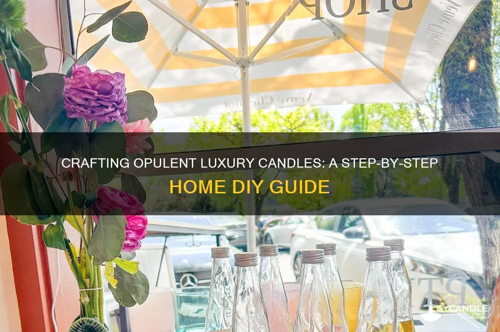 how to make luxury candles at home