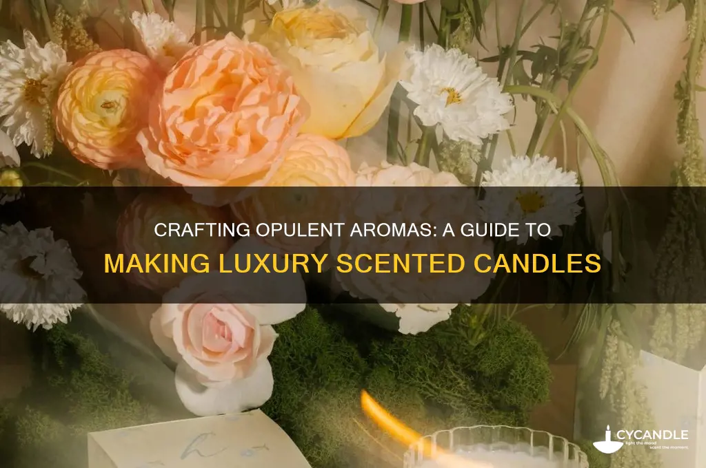 how to make luxury scented candles