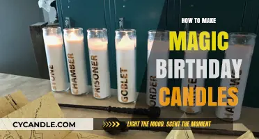 Crafting Sparkling Magic Birthday Candles: A DIY Guide for Celebrations
