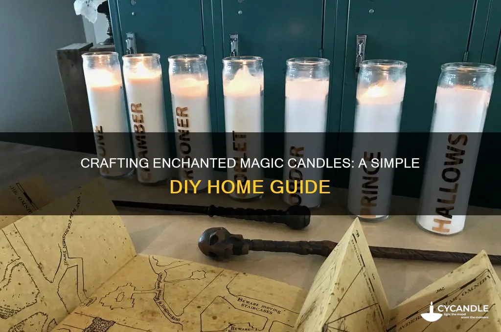 how to make magic candles at home