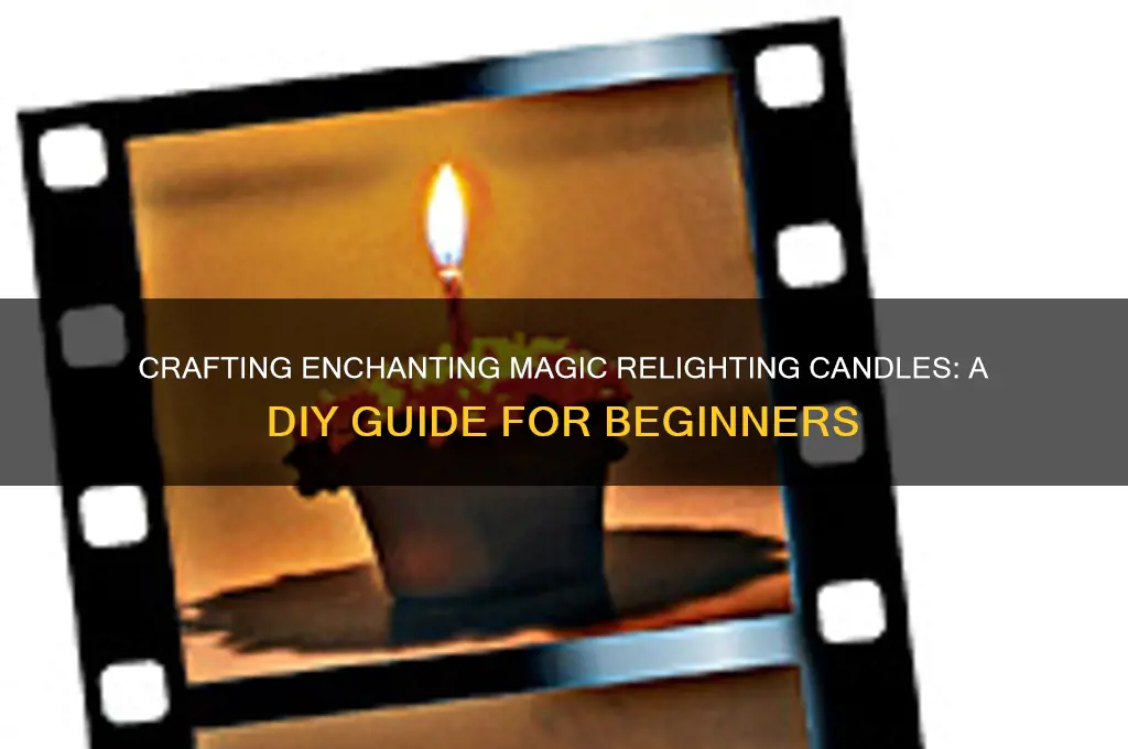 how to make magic relighting candles