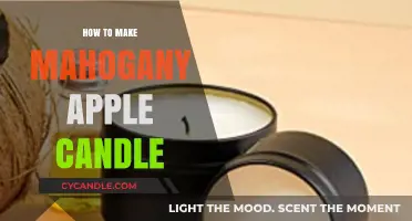 Crafting Mahogany Apple Scented Candles: A DIY Guide for Beginners