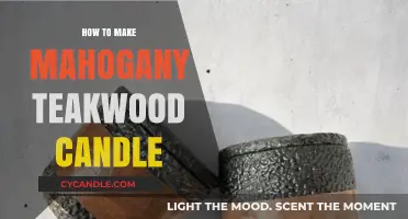 Crafting Mahogany Teakwood Candles: A Step-by-Step DIY Guide