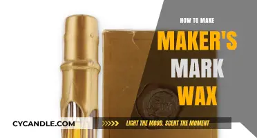 Crafting Perfection: The Art of Maker's Mark Wax