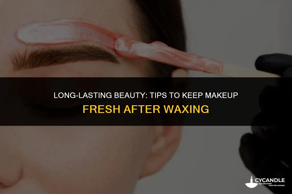 how to make makeup stay after waxing